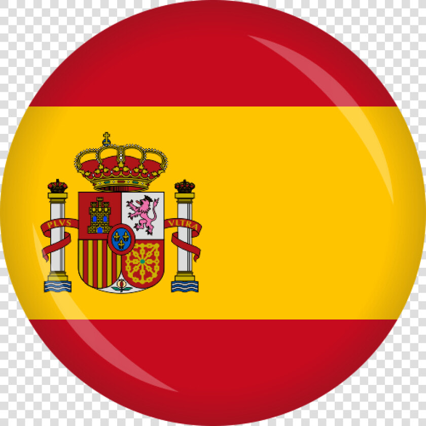 Button Spanien Flagge 50 Mm   Spain Flag Button Png  Transparent PngTransparent PNG