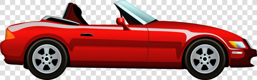 Red Cabriolet Car Png Clip Art   Cartoon Convertible Car Png  Transparent PngTransparent PNG