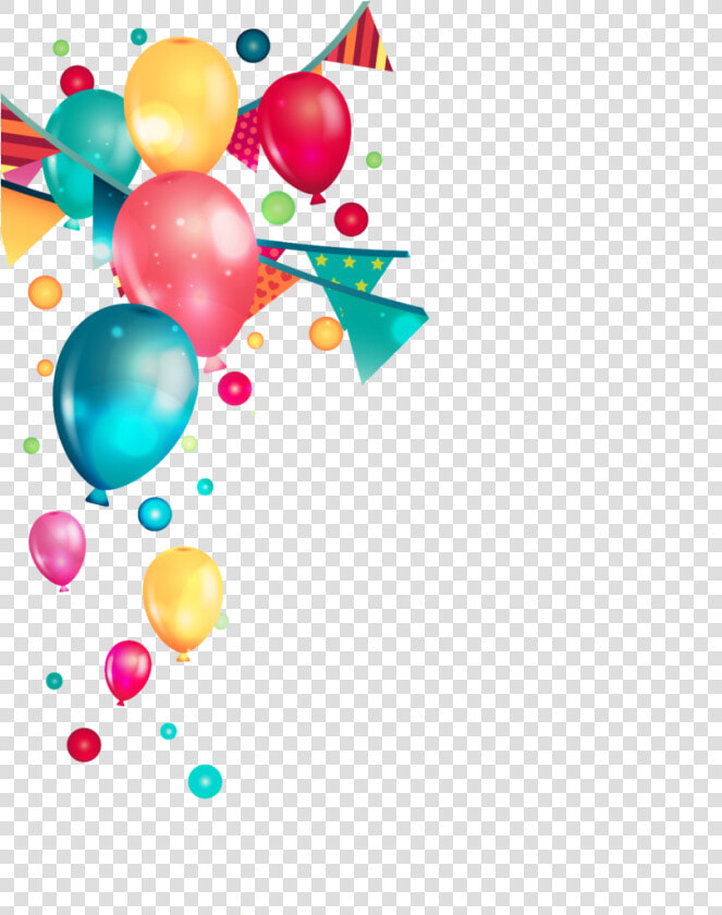 Birthday Party Balloons Vector   Transparent Background Party Balloons Png  Png DownloadTransparent PNG