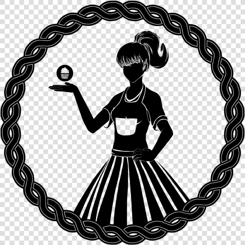 Baker Drawing Logo   Bakery Girl Black And White Clipart  HD Png DownloadTransparent PNG