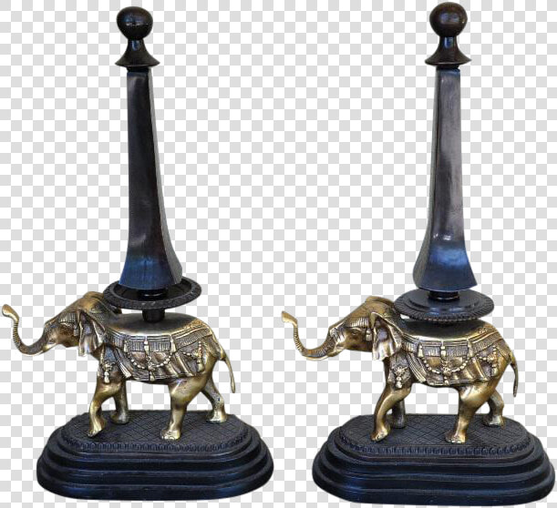 Pair Of Unique Bronze And Brass Elephant Sculpture   Indian Elephant  HD Png DownloadTransparent PNG