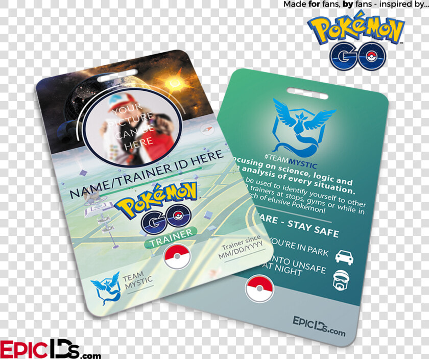 Pokemon Go Inspired Team Mystic  Valor Or Instinct   Pokemon Tcg Player Id Card  HD Png DownloadTransparent PNG