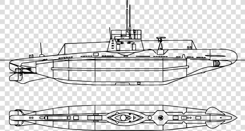 Line Art watercraft angle   Submarine Lineart  HD Png DownloadTransparent PNG