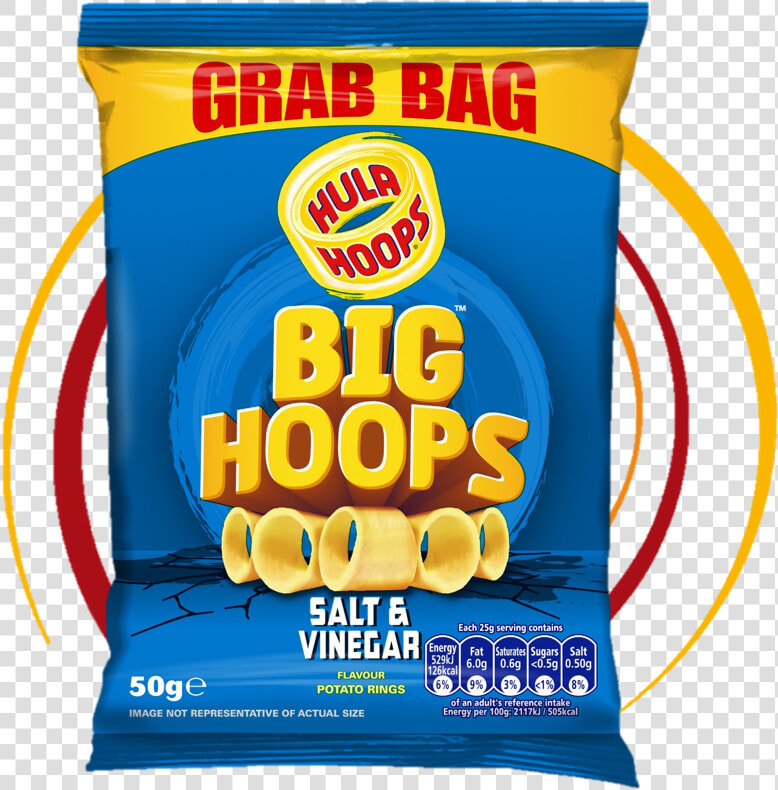 Hula Hoops Big Hoops Salt And Vinegar  HD Png DownloadTransparent PNG