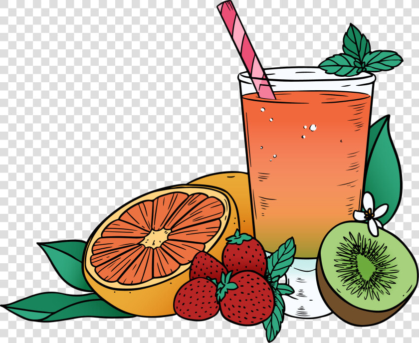 Transparent Fruit Juice Clipart   Mixed Fruit Juices Clipart  HD Png DownloadTransparent PNG