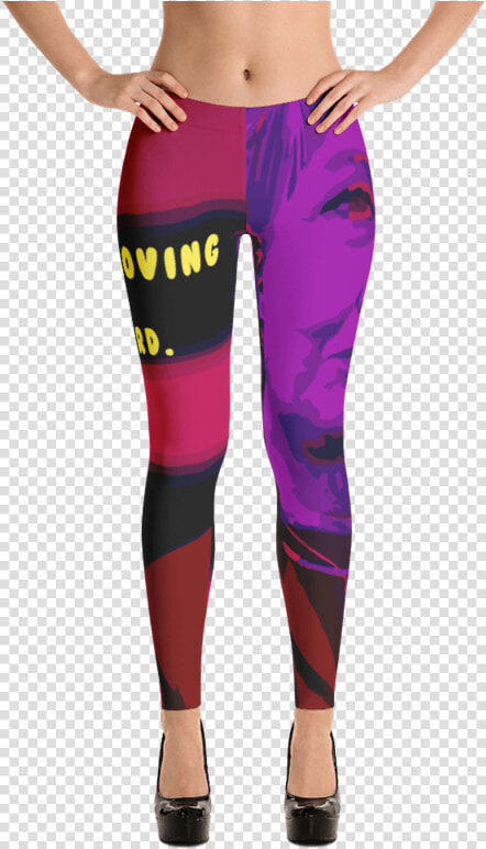 Purple And Green Striped Leggings  HD Png DownloadTransparent PNG