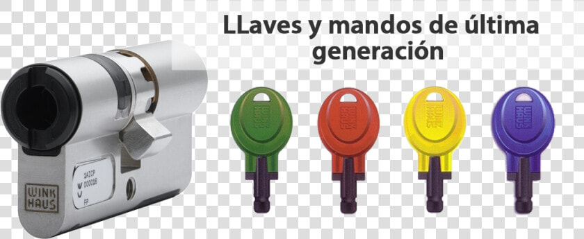 Llaves Y Mandos Powermatic   Cylindre Connecté Winkhaus Bluecompact Double Entrée  HD Png DownloadTransparent PNG