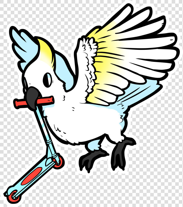 Rad Cockatoo   Cartoon  HD Png DownloadTransparent PNG