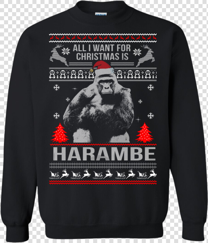 All I Want For Christmas Is Harambe Sweater  Long Sleeve   Dark Souls Christmas Sweater  HD Png DownloadTransparent PNG