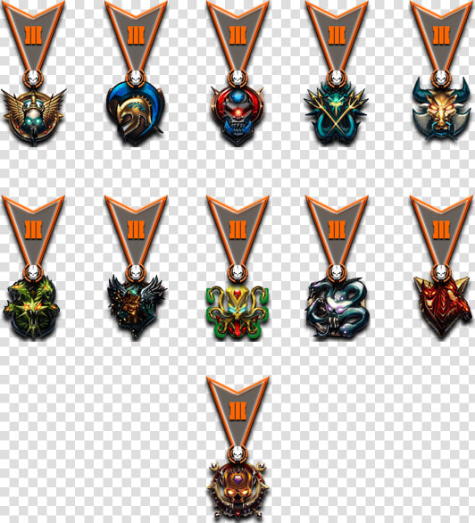 Cag Blops3 Prestige Medals   Black Ops 4 All Medals  HD Png DownloadTransparent PNG