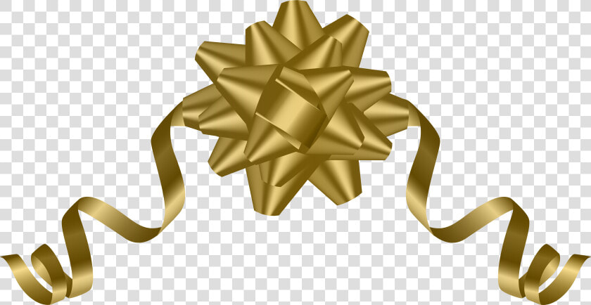 Gold Bow Png Clipart   Png Download   Gold Bow Png Free  Transparent PngTransparent PNG