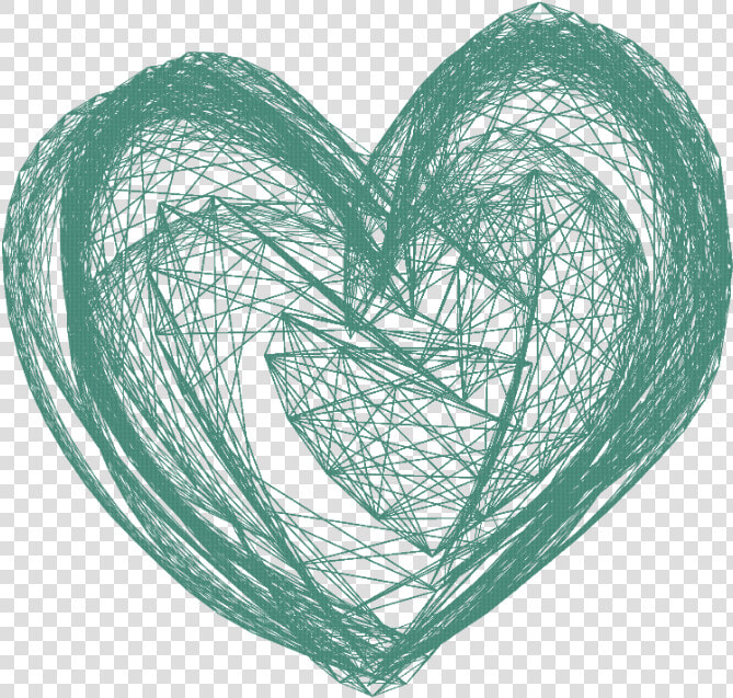  heart  brush  drawn  green  aqua  sticker   Png Green Heart Brush  Transparent PngTransparent PNG