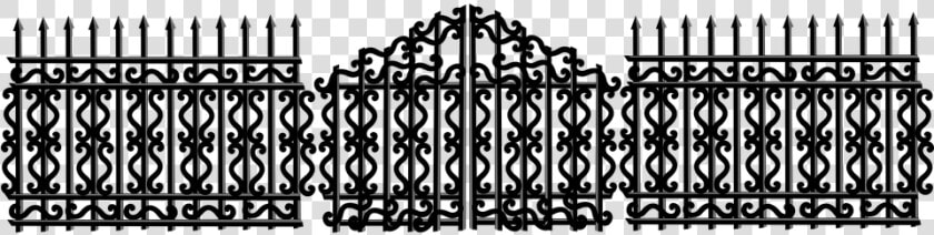 Fence  Closed  Barricade  Door  Entrance  Gate  Iron   Gate Vector Art Transparent  HD Png DownloadTransparent PNG