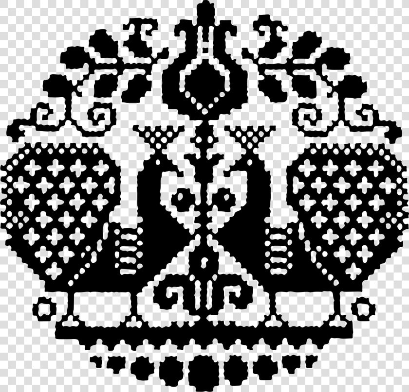 Cross Stitch Pattern Silhouette Clip Arts   Scandinavian Cross Stitch Motifs  HD Png DownloadTransparent PNG