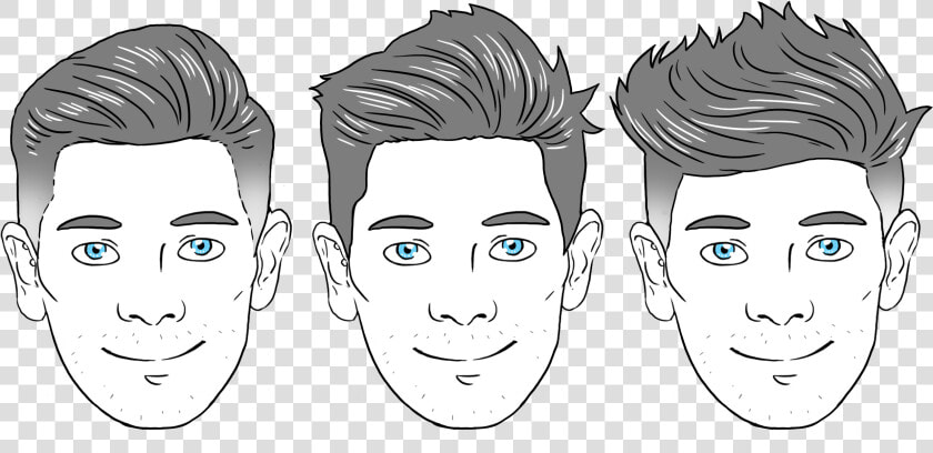 Oval Face Shape Men   Png Download   Hairstyle For Men Oval Face  Transparent PngTransparent PNG