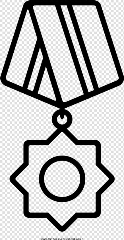 Medal Coloring Page   Medal Icon  HD Png DownloadTransparent PNG