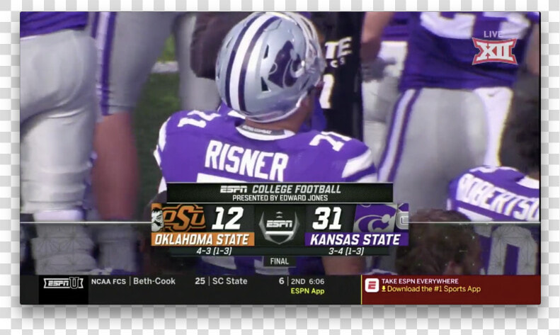 Oklahoma State At Kansas State   Player  HD Png DownloadTransparent PNG