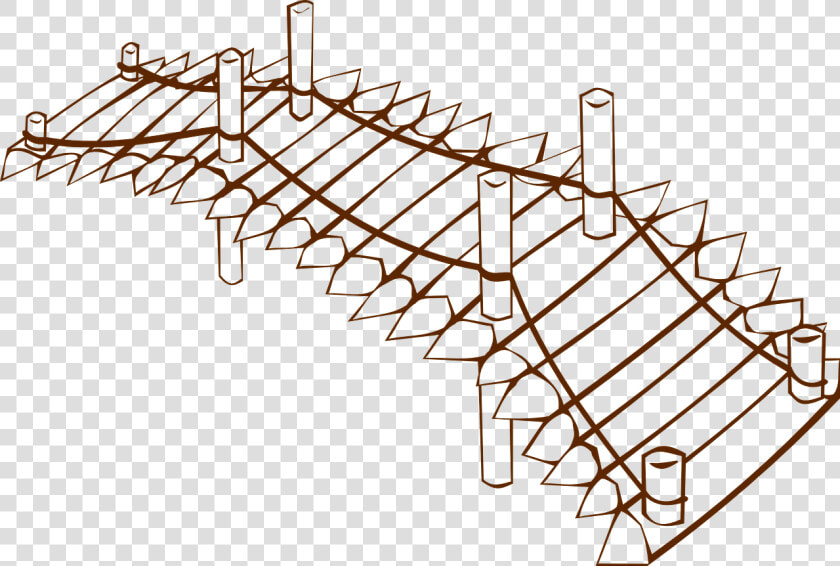 Line angle structure   Construccion Puente De Madera  HD Png DownloadTransparent PNG