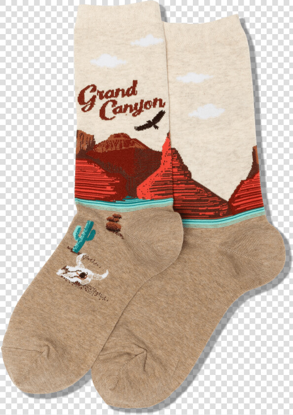 Women S Grand Canyon Crew Socks Class Slick Lazy   Sock  HD Png DownloadTransparent PNG