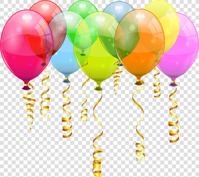 Colorful 5 Balloons Bunch   Imagens De Baloes De Aniversario  HD Png DownloadTransparent PNG