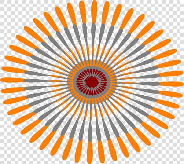 Star Flower Orange Svg Clip Arts   25 Seconds Timer  HD Png DownloadTransparent PNG