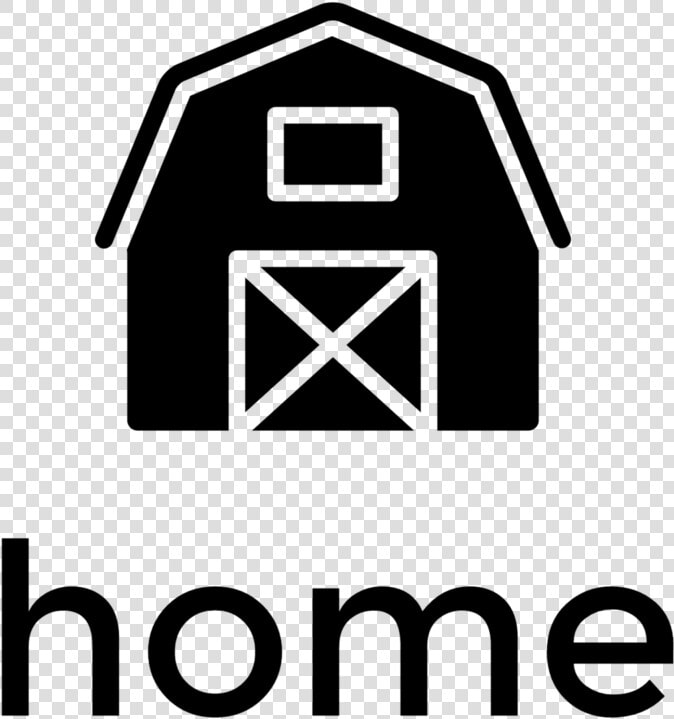 Home Logo Black   Farm House Red Farmhouse Clipart  HD Png DownloadTransparent PNG