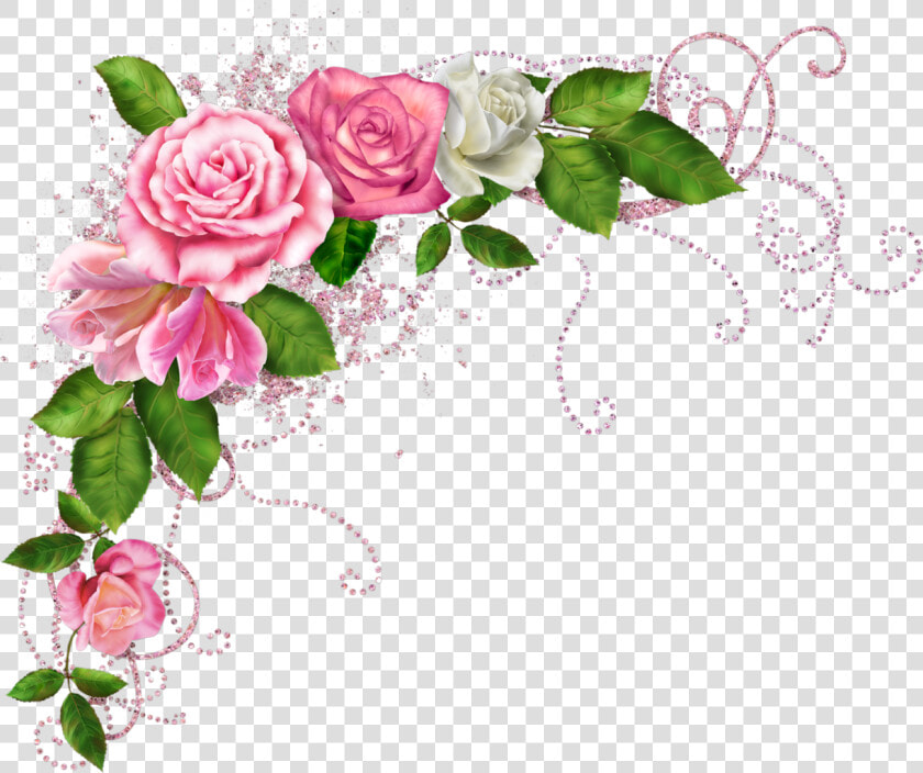 Www Playcast Ru Uploads   Rose Flower Design Border  HD Png DownloadTransparent PNG