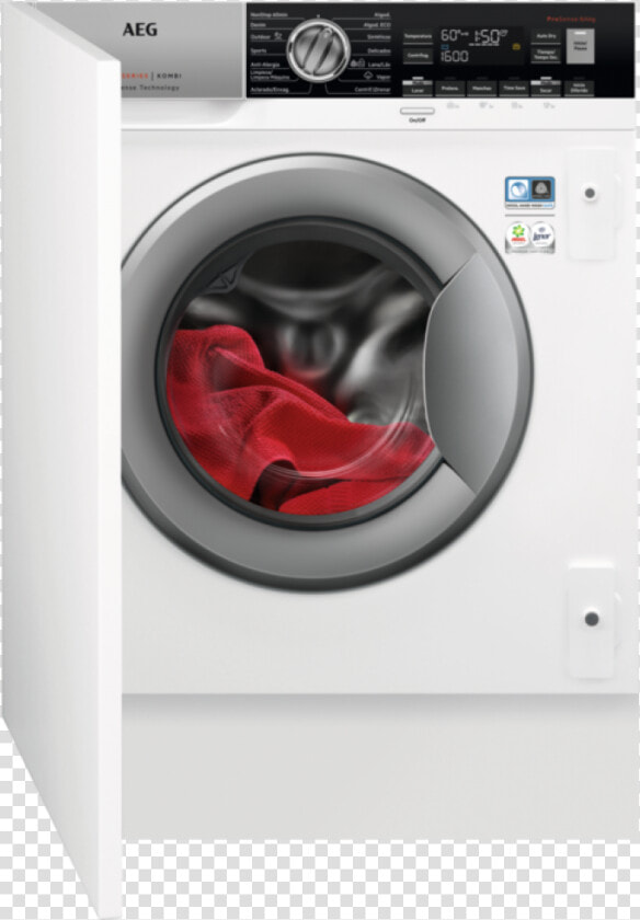 Lavadora Secadora Integrable Aeg L7wec842bi   Aeg Integrated Washing Machine  HD Png DownloadTransparent PNG