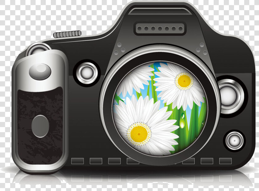 Camera Photography Shutter   Cartoon Camera  HD Png DownloadTransparent PNG