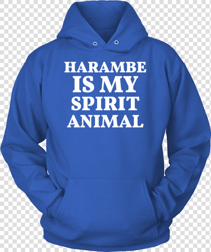 Harambe Is My Spirit Animal   Hoodie  HD Png DownloadTransparent PNG