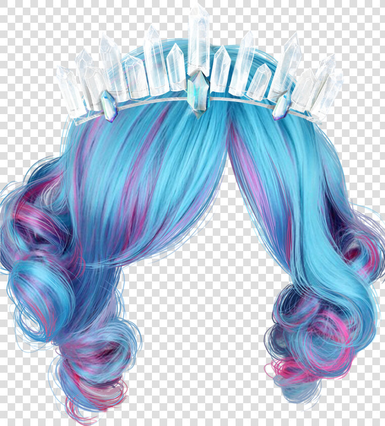 Download Transparent Background Blue Wig Png Png Image   Transparent Background Blue Wig Png  Png DownloadTransparent PNG