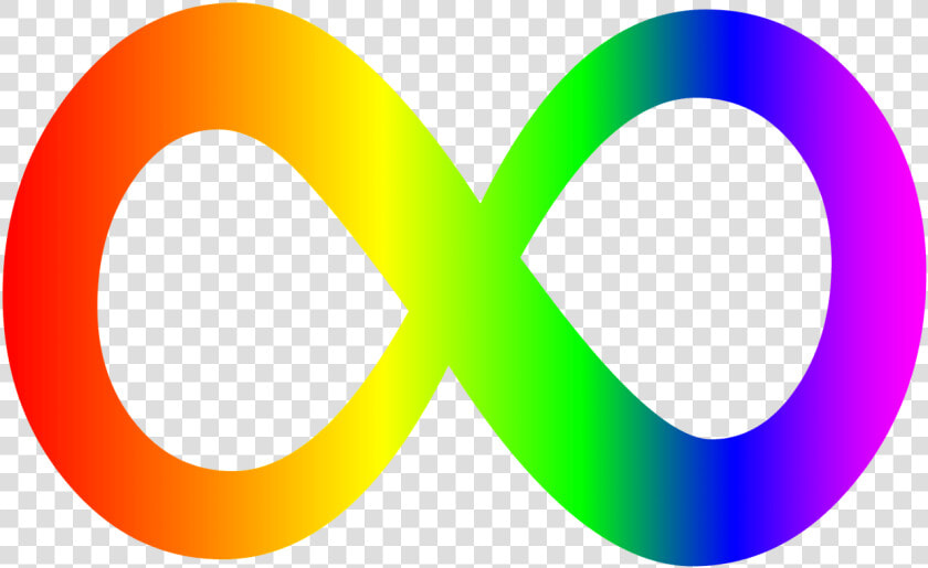 Infinity Symbol Rainbow   Autism Symbol  HD Png DownloadTransparent PNG