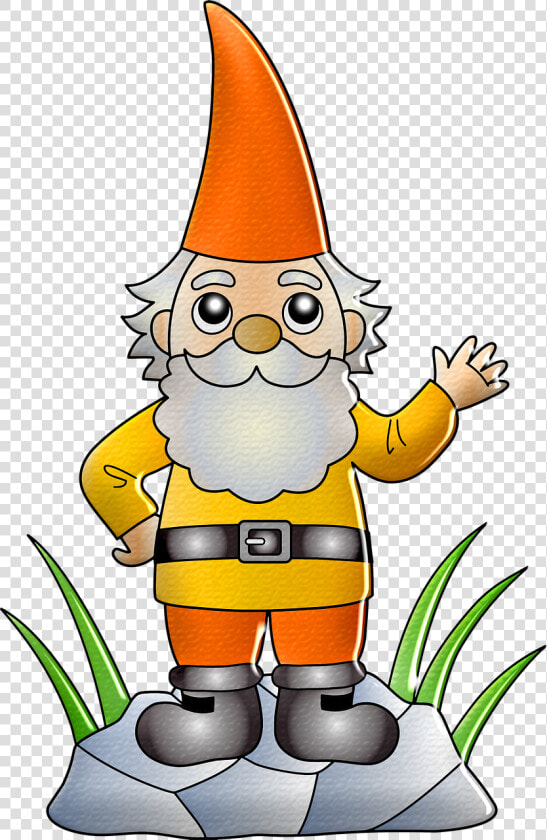 Garden Gnome  Gnome  Cement  Stone  Dwarf  Garden  HD Png DownloadTransparent PNG