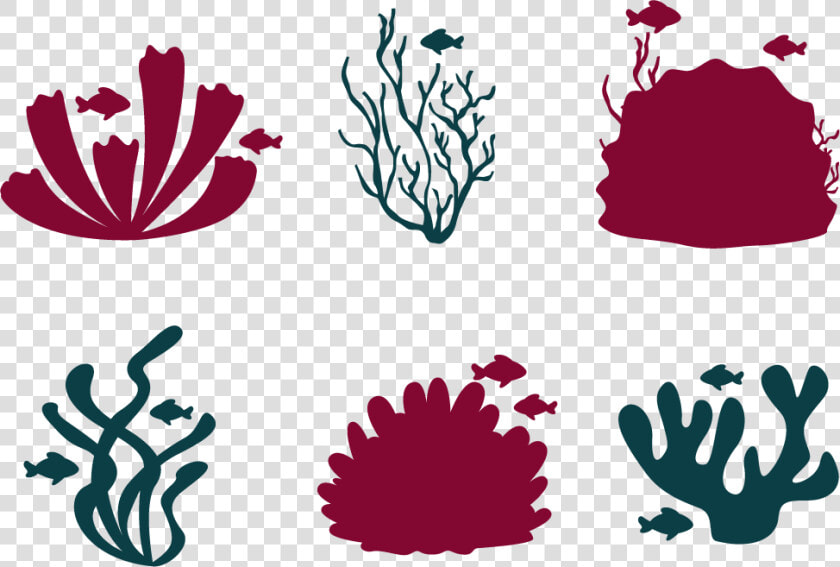 Transparent Coral Reef Fish Clipart   Coral Reef Vector Png  Png DownloadTransparent PNG