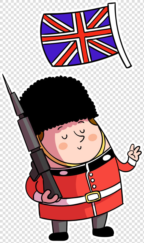 Cartoon British Flag   United Kingdom Cartoon Flag  HD Png DownloadTransparent PNG