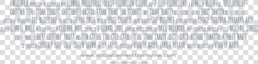 Movie Credits Png   Movie Credits Png White  Transparent PngTransparent PNG