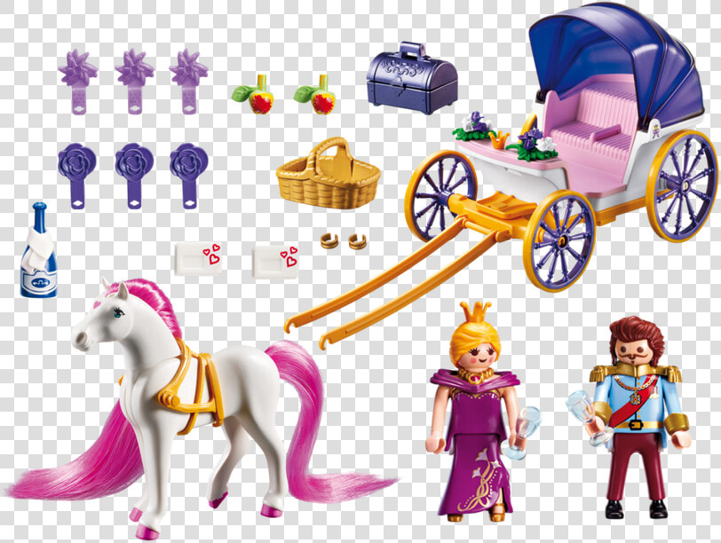 Playmobil Princess 6856 Royal Couple With Carriage   Playmobil Princess 6856  HD Png DownloadTransparent PNG