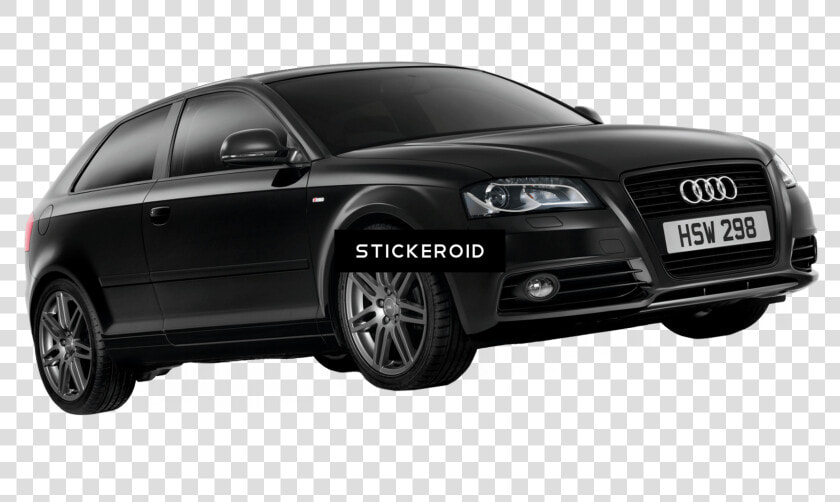 Transparent Front View Of Car Clipart   Audi A3 Black Edition  HD Png DownloadTransparent PNG