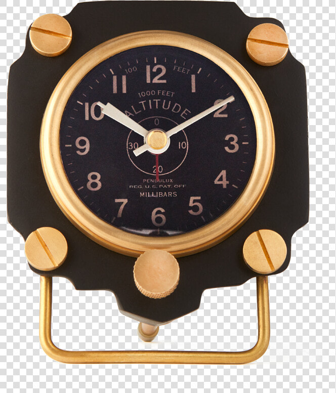 Altimeter Alarm Clock Black   Tag Heuer Wall Clocks  HD Png DownloadTransparent PNG