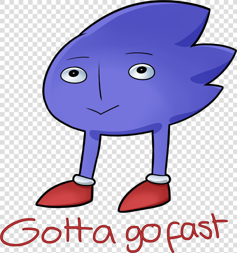 Sanic   Sanic Gotta Go Fast  HD Png DownloadTransparent PNG