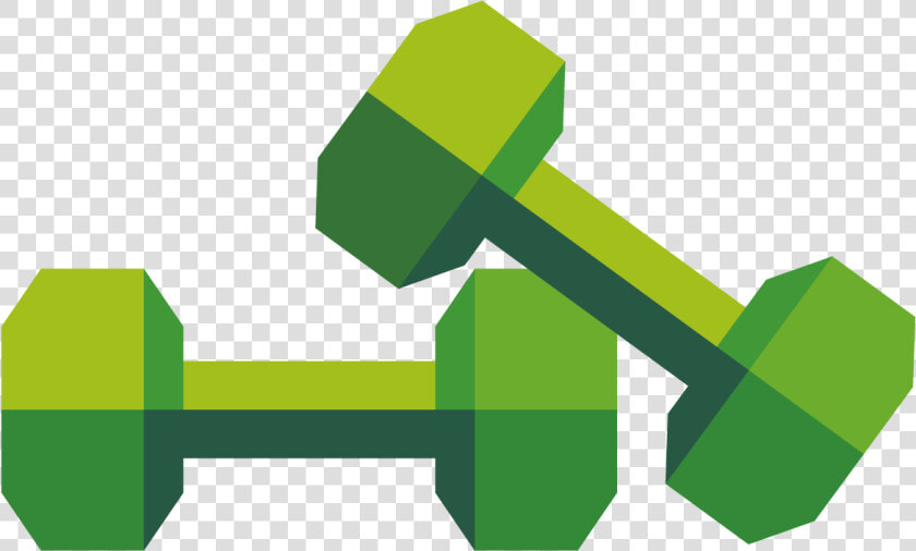 Green Dumbbell Clipart   Png Download   Dumbbell Png  Transparent PngTransparent PNG