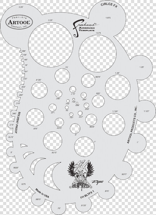 Airbrush Circle Template  HD Png DownloadTransparent PNG