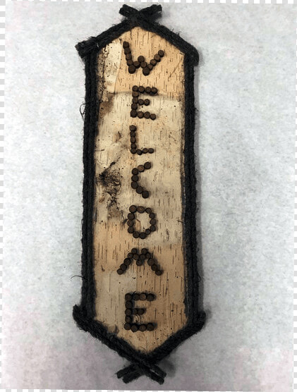 Rustic Twig Welcome Sign   Cross stitch  HD Png DownloadTransparent PNG