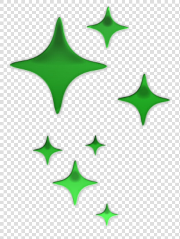  mq  green  stars  star  glow   Sparkle Clipart Black And White  HD Png DownloadTransparent PNG