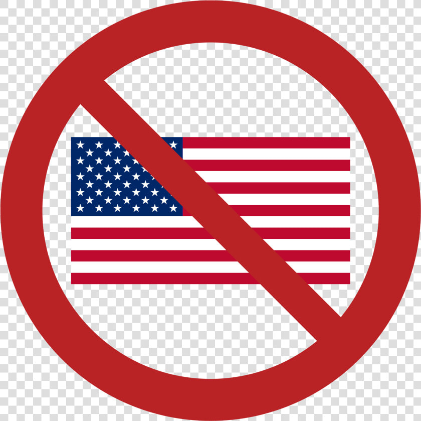 File   Anti american   Svg   Kennedy Space Center   Us Flag Crossed Out  HD Png DownloadTransparent PNG