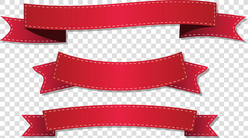 Clip Art Red Ribbon Vector   Ribbon Vector Png Red  Transparent PngTransparent PNG