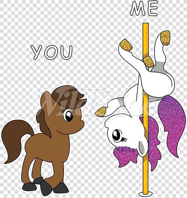 Stripper Pole  amp  Horses Glitter   Stripper Horse  HD Png DownloadTransparent PNG