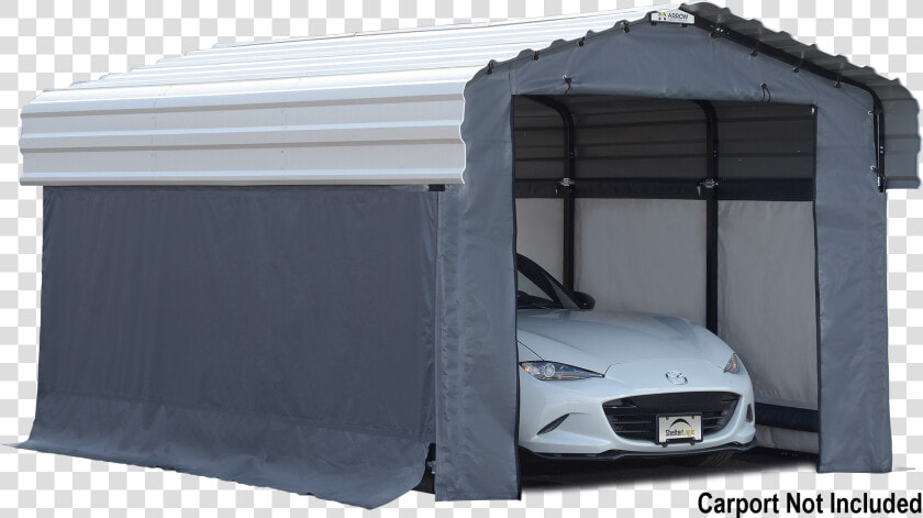 12 Ft Wx 20 Ft D Enclosure Kit For Carport With Convenient  HD Png DownloadTransparent PNG