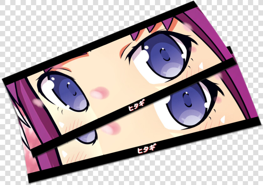 Senjougahara Eyes Slap   Cartoon  HD Png DownloadTransparent PNG