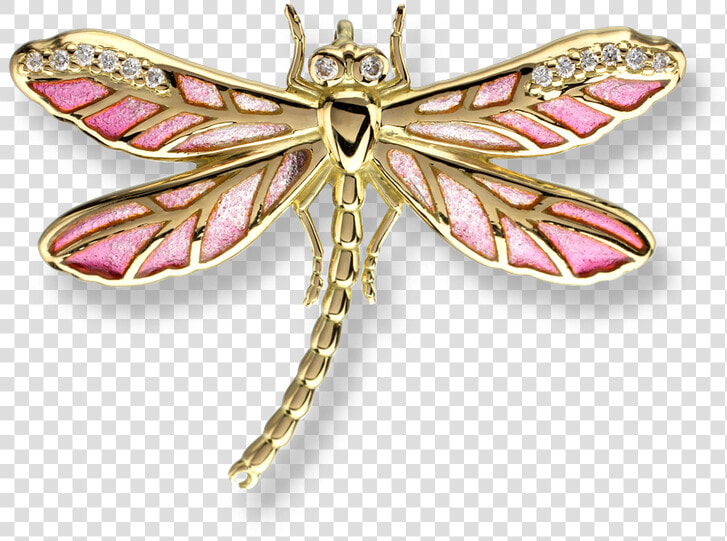 Nicole Barr Designs 18 Karat Gold Small Dragonfly Necklace   Necklace  HD Png DownloadTransparent PNG